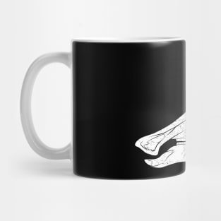 Lambeosaurus fossil skull Mug